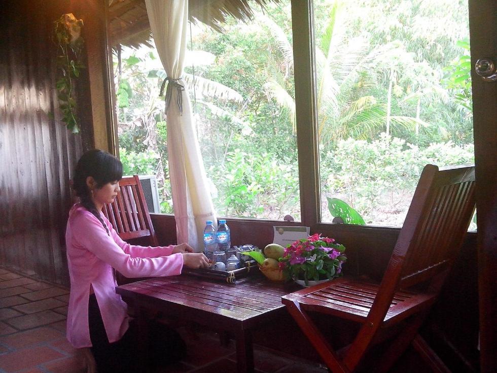 Mekong Ecolodge Bungalow Cái Bè Chambre photo